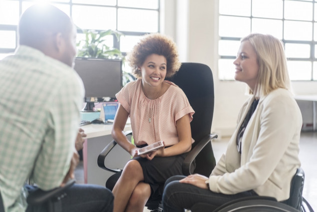 photo of diverse co-workers