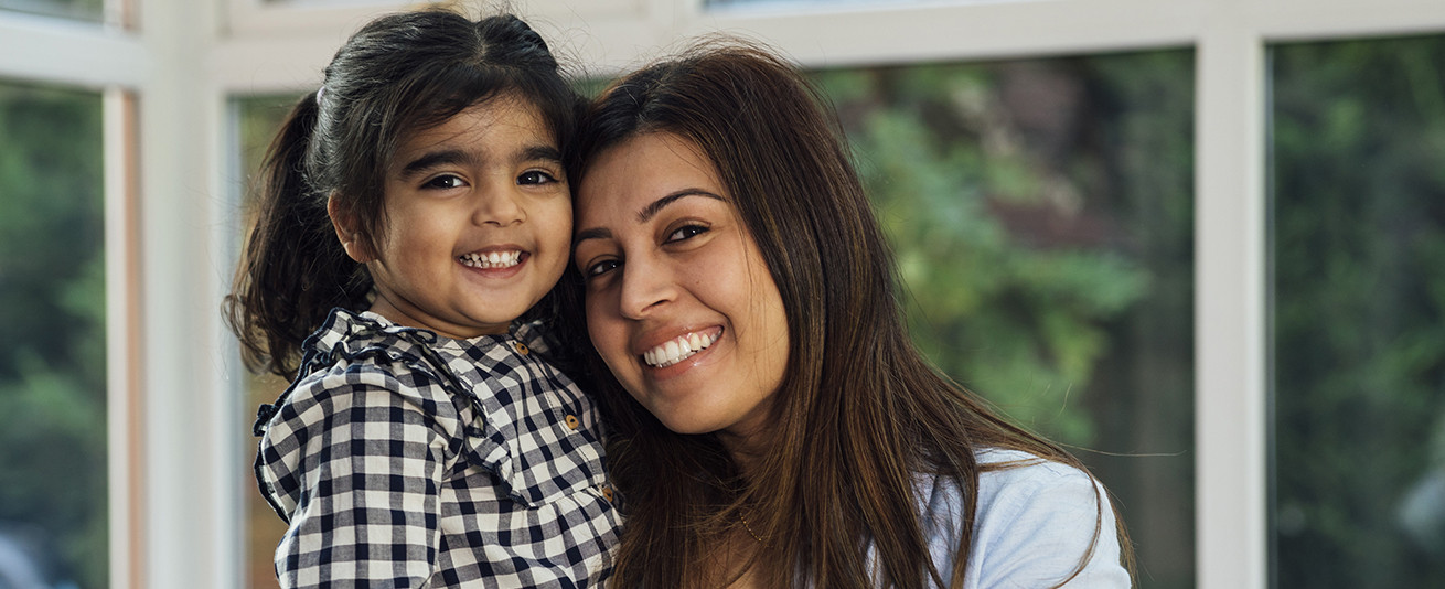 photo of mother and daughter