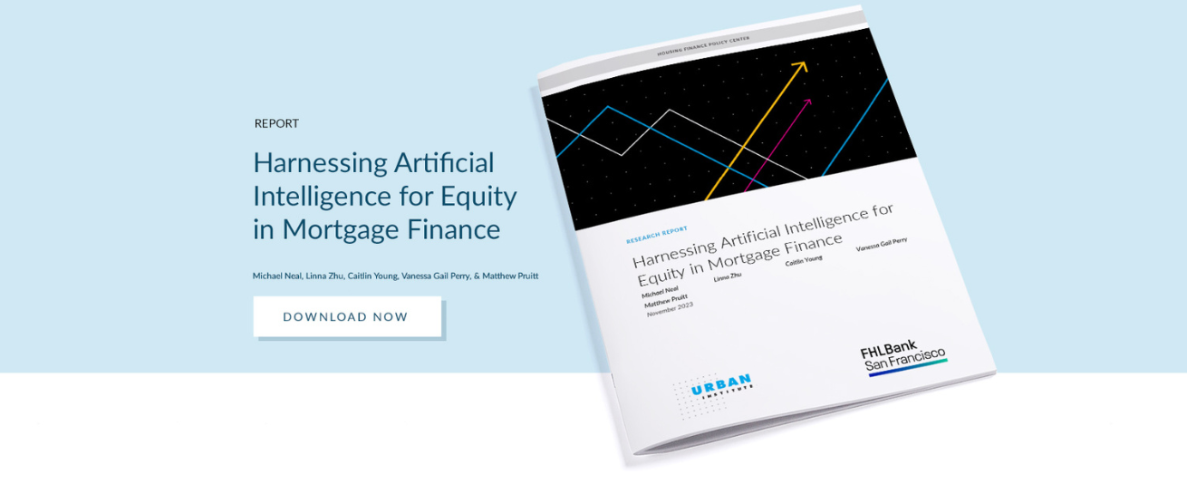 Photo of Urban Institute Paper on Aritifical Intelligence in Mortgage Finance