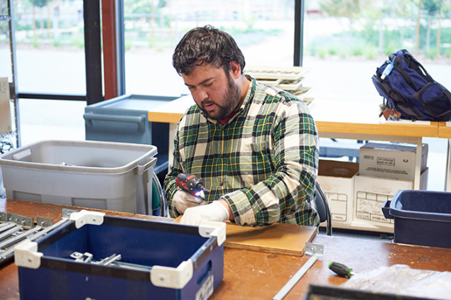 Joe Louderback is currently employed in the workshop at BI.