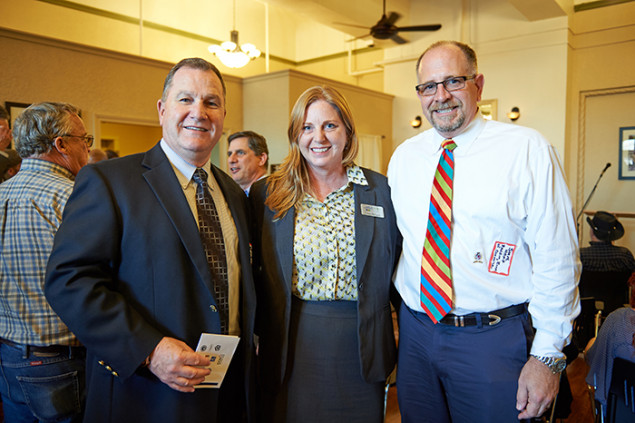 Representing FHLBank San Francisco member Redding Bank of Commerce: Regional Manager Bobby Ranger, Assistant Vice President Leona McCoach, and Vice President Steve Hamp