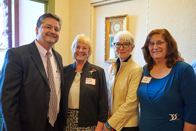 (l-r) Redding City Administrator Kurt Starman, CCH Operations Manager Willie Smith, Mayor Francine Sullivan, Lorenz Administrator Marie Augsburger