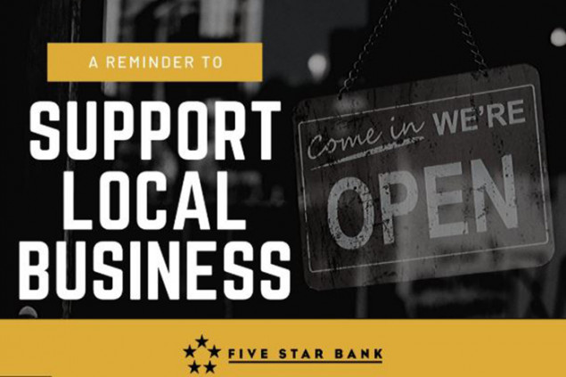 Support small business sign