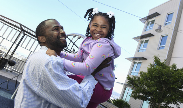 photo of micah and daughter playgound.